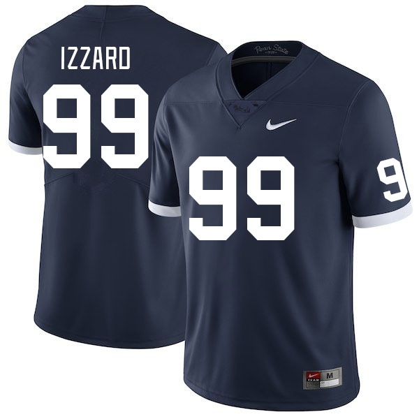 Men #99 Coziah Izzard Penn State Nittany Lions College Football Jerseys Stitched Sale-Retro
